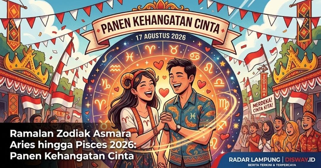 Ramalan Zodiak Asmara 17 Agustus 2026: Aries hingga Pisces Panen Kehangatan Cinta