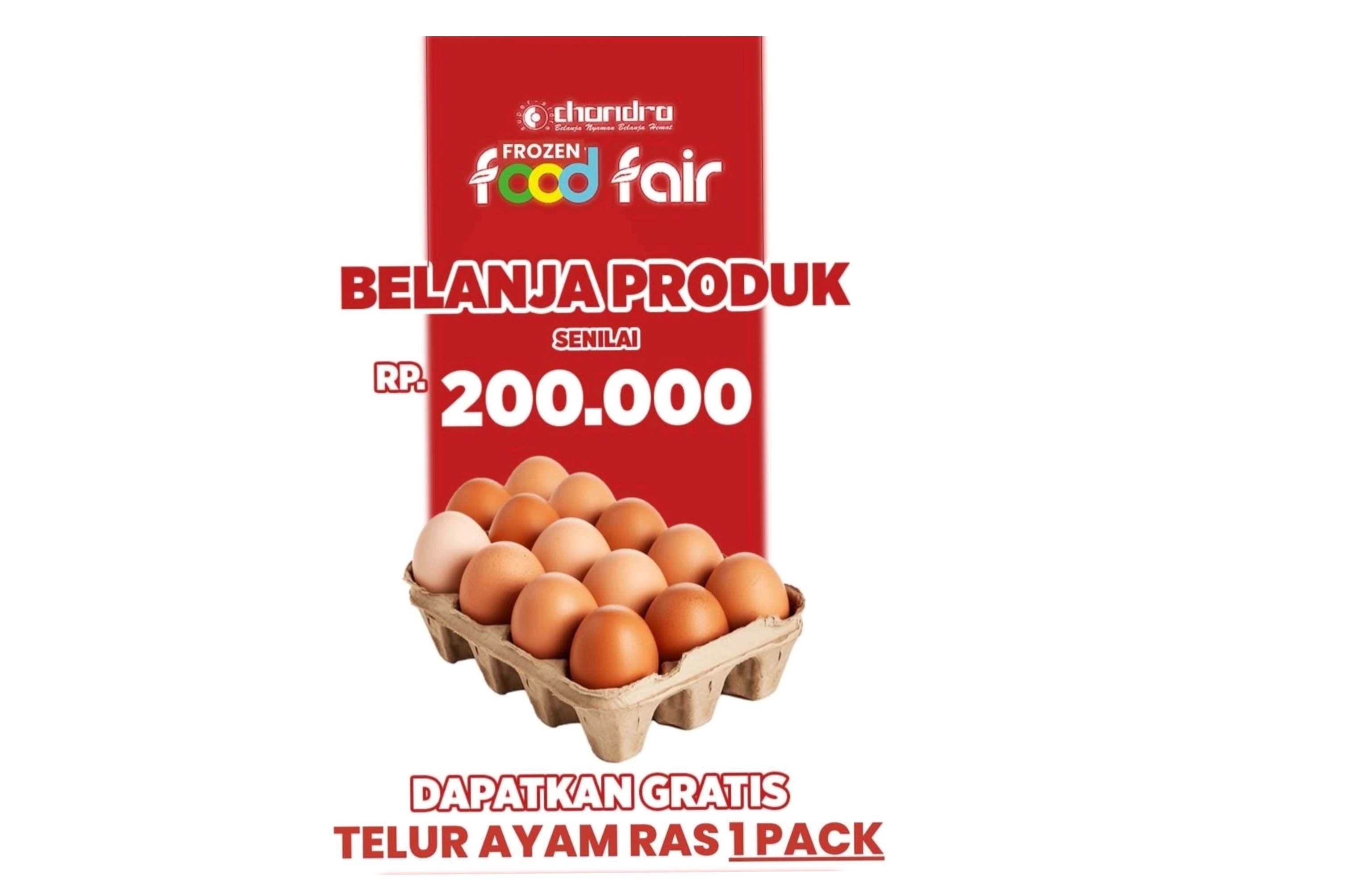 Spesial Chandra Lovers, Program Frozen Food Fair 22 Oktober sampai 23 November 2025