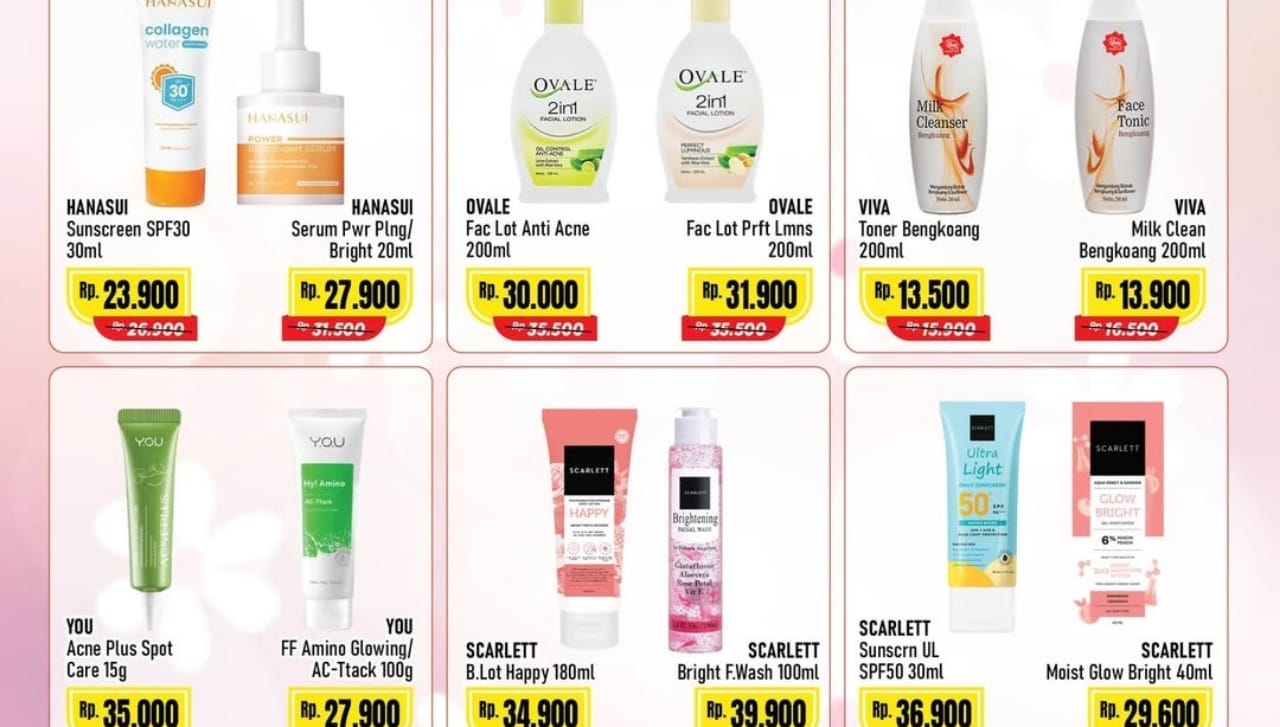 Promo Skincare Wajah di Alfamart, Ada Diskon Beauty Fair Hingga 45 Persen, Cek Katalognya