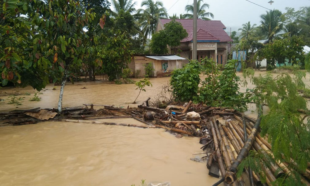 Lima Pekon di Kecamatan Bandar Negeri Suoh Terendam 