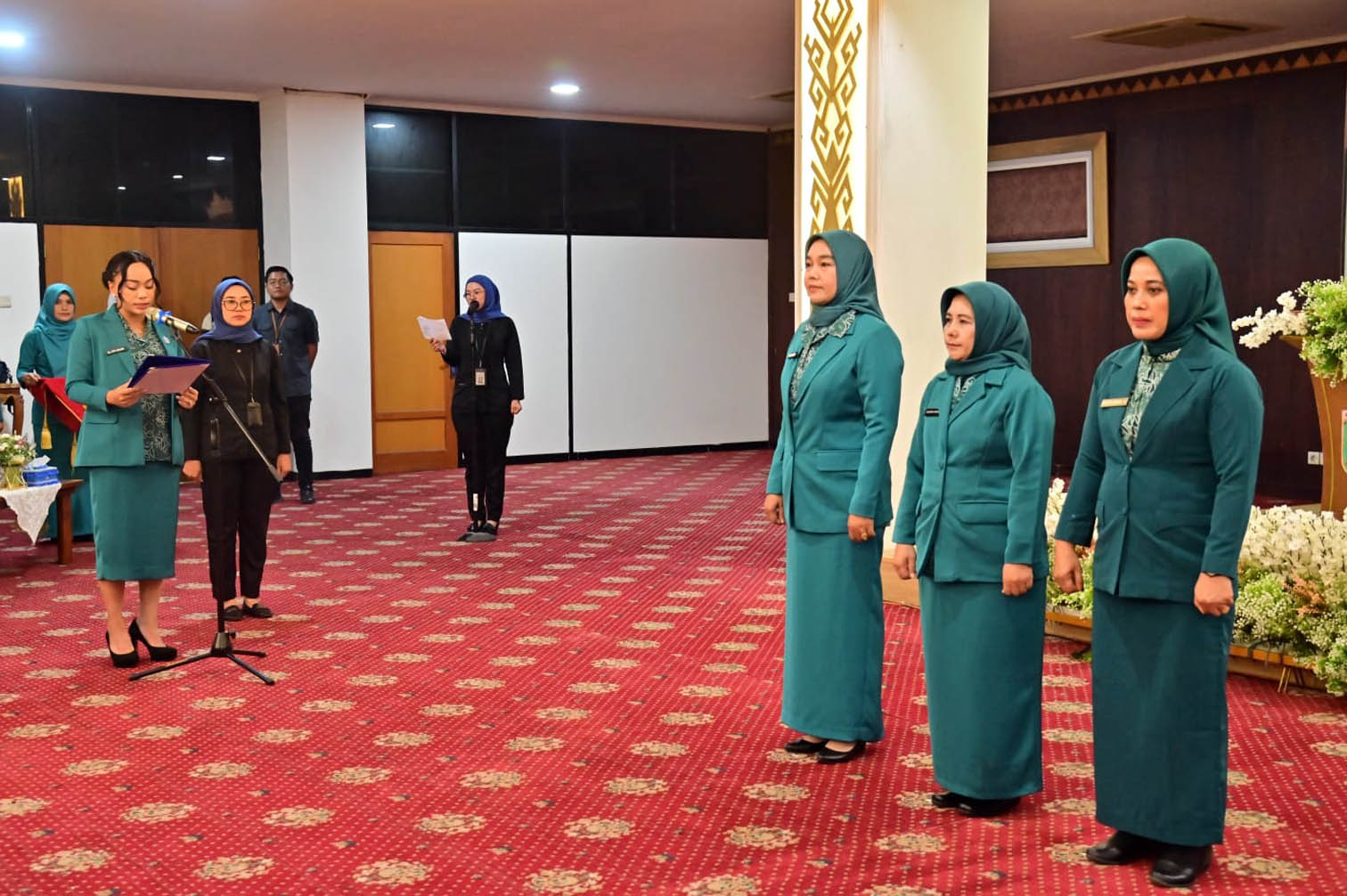 Zita Anjani Lantik Ketua TP PKK Kecamatan Lamsel, Singgung Soal Stunting 