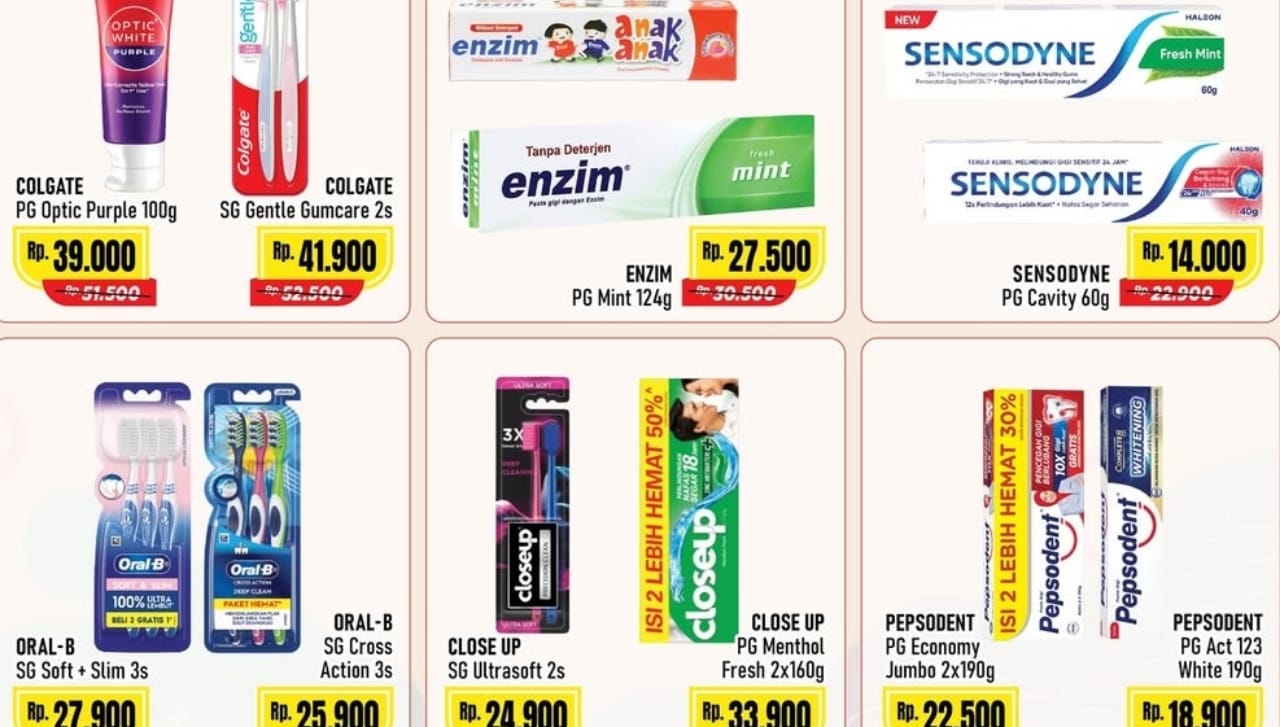 Rawat Kesehatan Gigi dan Mulut Dengan Belanja Murah Produk Personal Care di Alfamart, Ini Katalog Lengkapnya