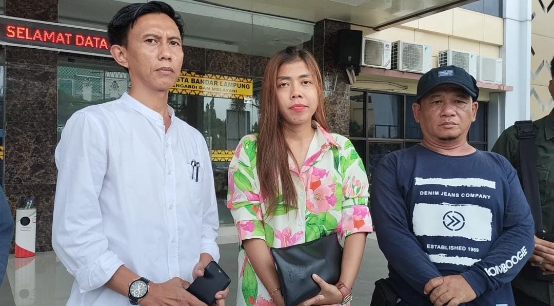Datangi Polresta Bandar Lampung Pertanyakan Perkembangan Kasus Pembunuhan Ketua Laskar Merah Putih