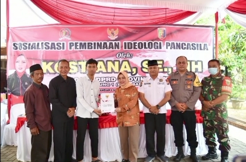 Sekretaris Komisi IV DPRD Lampung Ajak Masyarakat Pegang Teguh Pancasila 