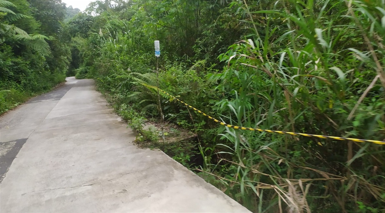 Tangani Titik Longsor dan Rumput Liar di Jalur Pekon Balak-Suoh