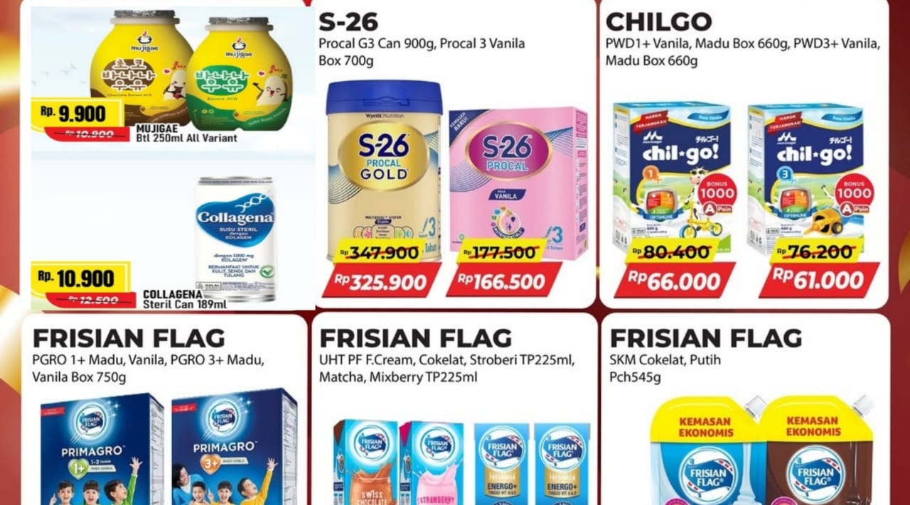 Belanja Murah Susu Favorit di Alfamart, Penuhi Nutrisi Dengan Produk Berkualitas Dengan Harga Hemat