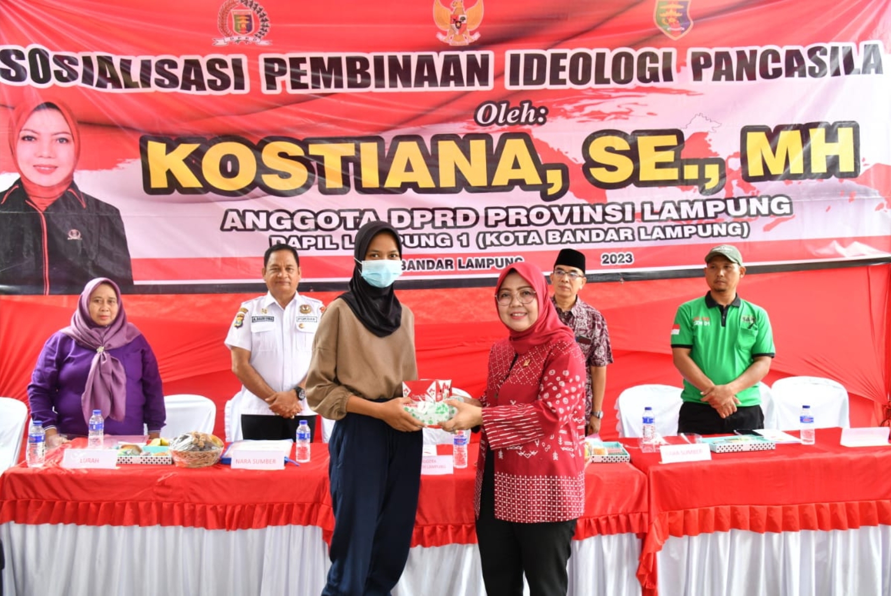 Sekretaris Komisi IV DPRD Lampung Kuatkan Nilai-nilai Pancasila 