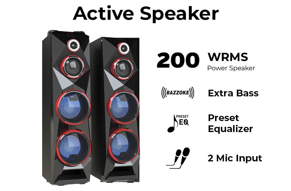 Speaker Aktif Polytron 8CF28 Berkualitas Super Bass, Dengarkan Suara Jernih Tanpa Gangguan