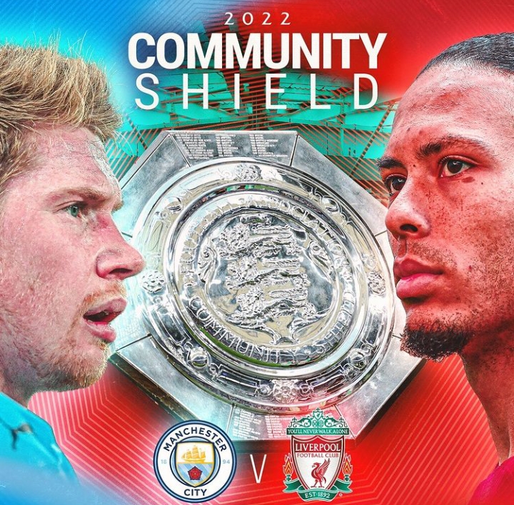 Berikut Link Live Streaming Laga Community Shield Manchester City vs Liverpool