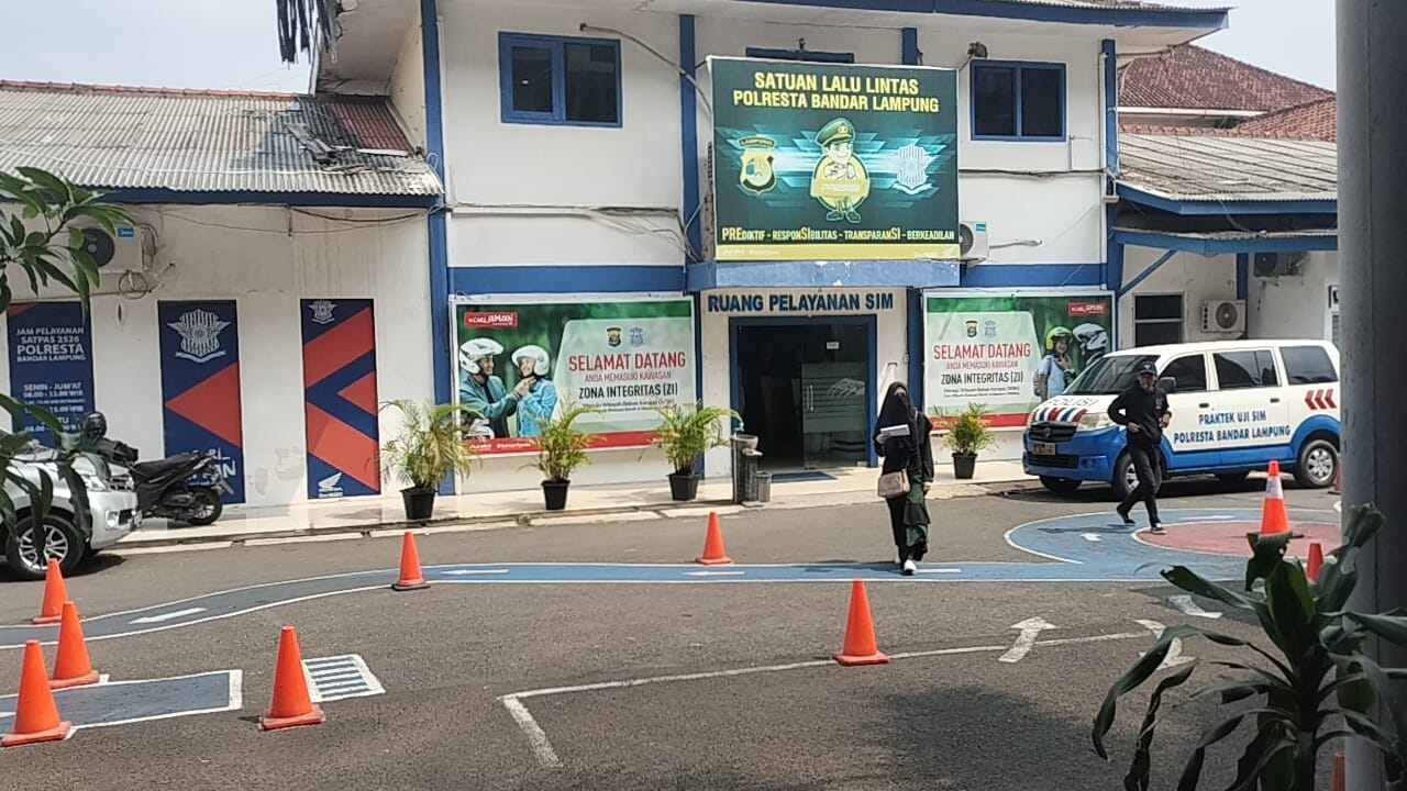 Ujian Praktik SIM C Bagian Zigzag dan Manuver Angka 8 Dihapuskan, Bagaimana dengan Lampung?