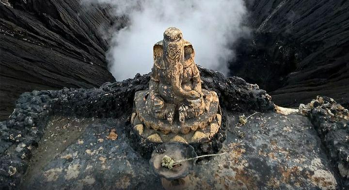 Heboh, Arca Ganesha di Gunung Bromo Tiba-Tiba Menghilang, Begini Kronologinya