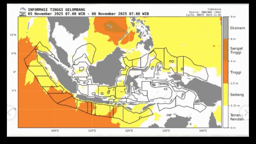 Bulan Purnama 5 November Diduga Picu Pasang Laut, BMKG Imbau Warga Pesisir Lampung Waspada Banjir Rob