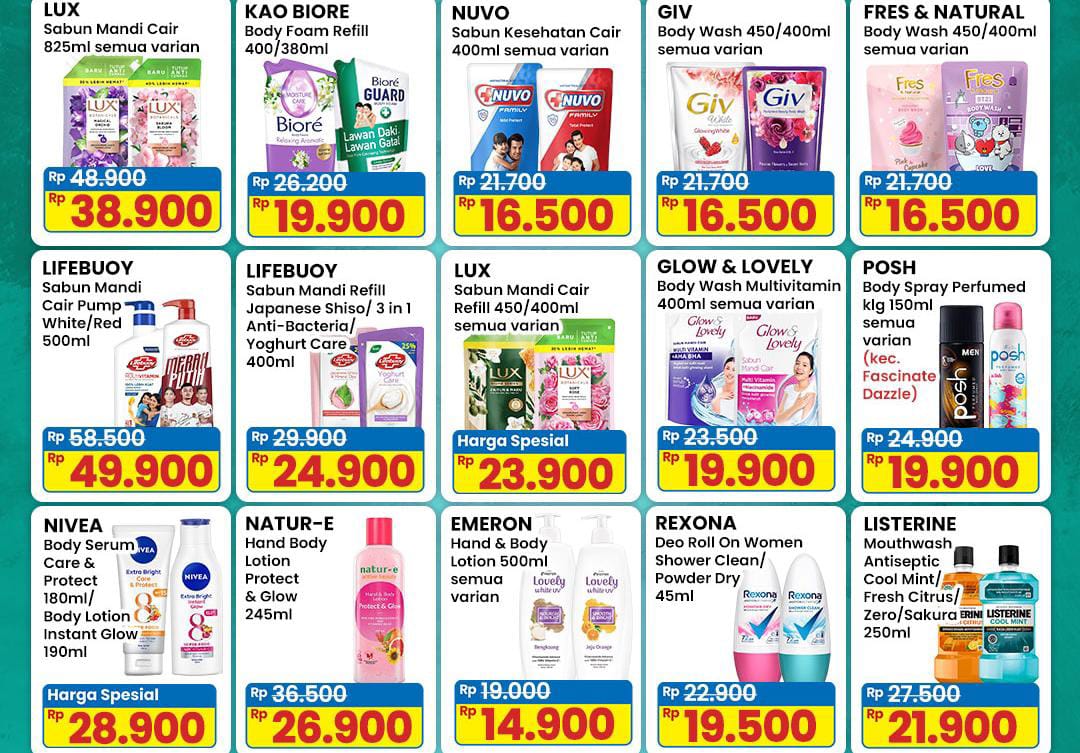 Ada Promo Indomaret Personal Care Paling Murah, Dapatkan Diskon Sabun Cair Glowing Mulai Rp 16 Ribu 