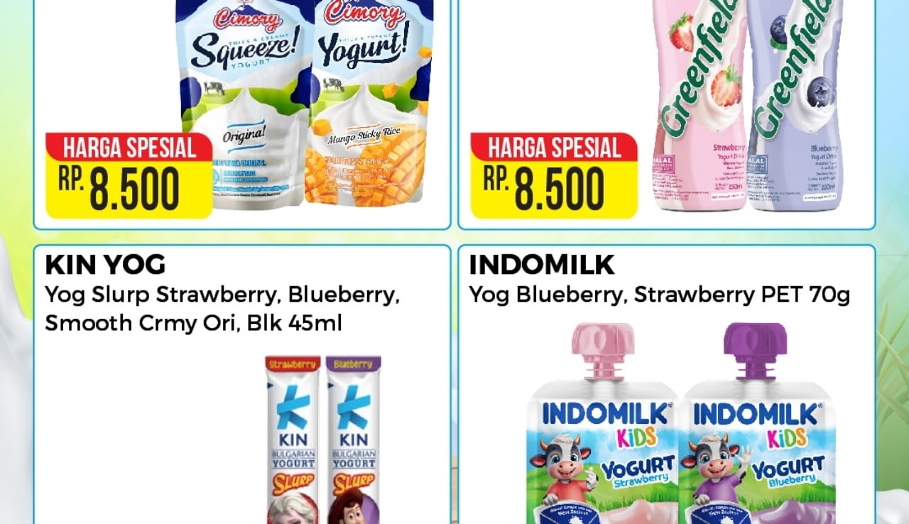 Promo Yogurt Fair Alfamart, Camilan Sehat Anti Boncos Spesial Akhir Pekan