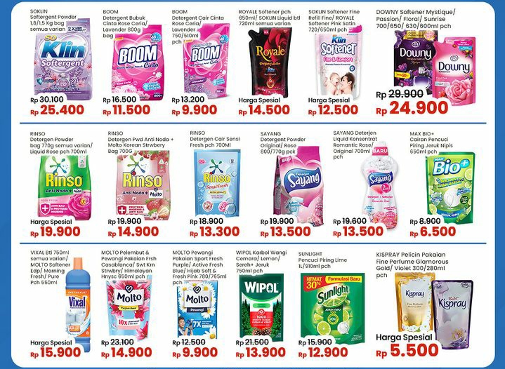 Promo Detergent Super Murah Di Indomaret, Cek Diskonnya Sekarang