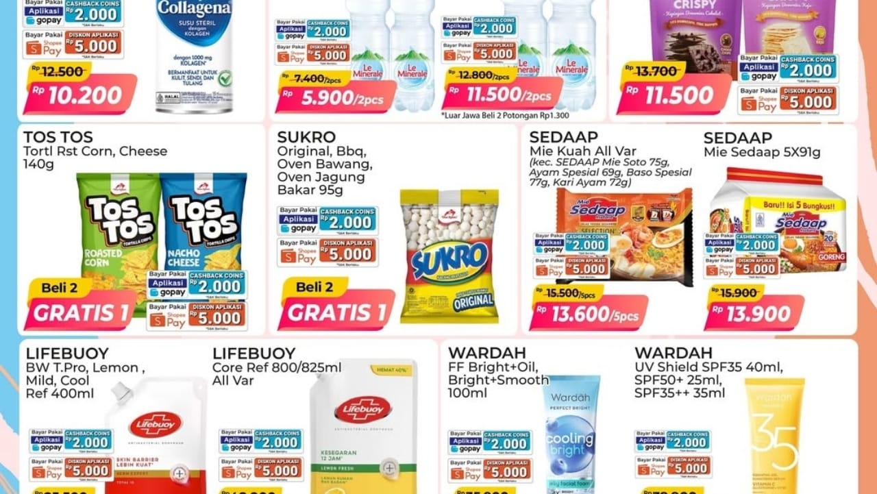 Promo Spesial Mingguan Sampai 31 Agustus 2025, Harga Dijamin Termurah!