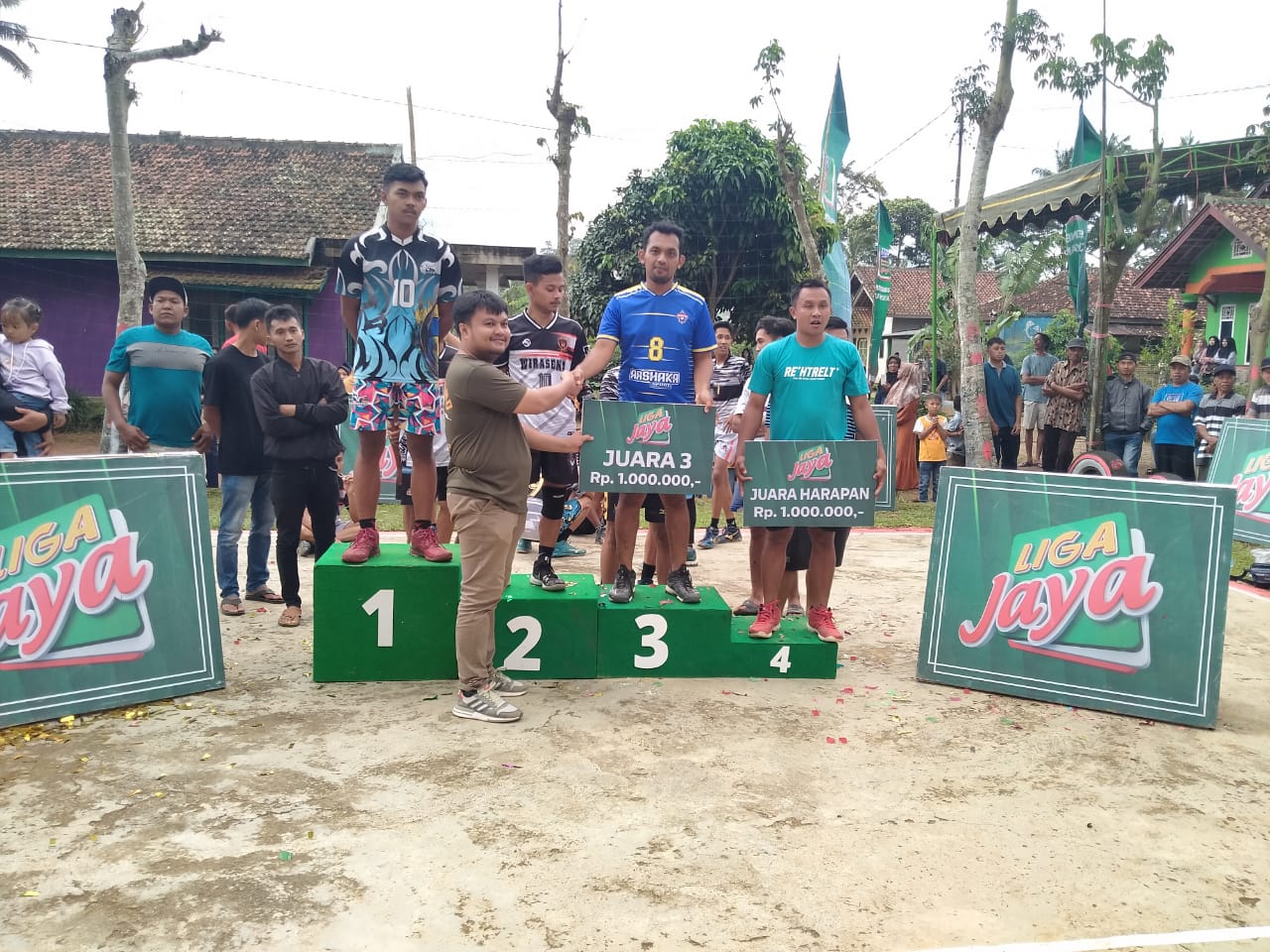Tournament Bola Voli Liga Jaya di Empat Kabupaten Meriah