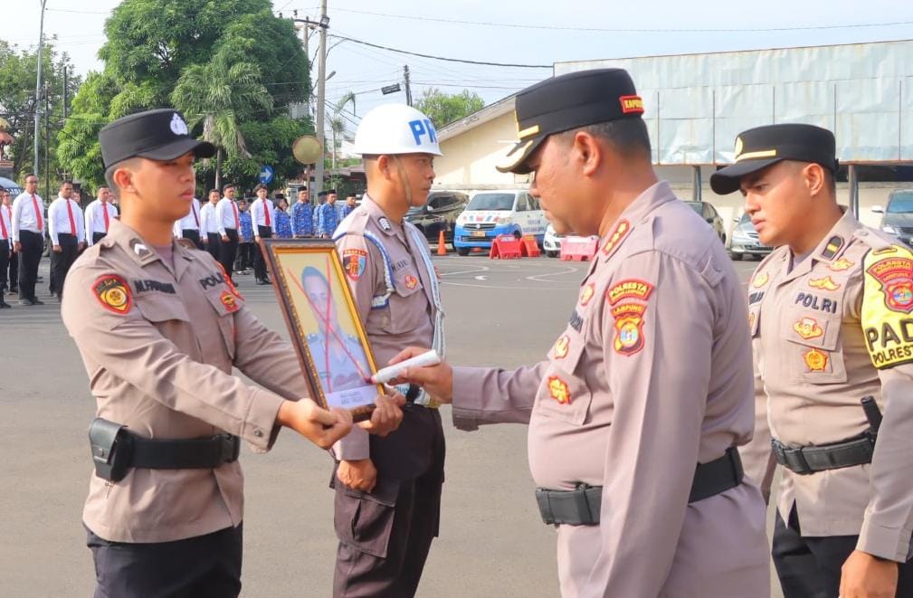 Bolos 201 Hari, Polisi di Bandar Lampung Dipecat Tidak Hormat