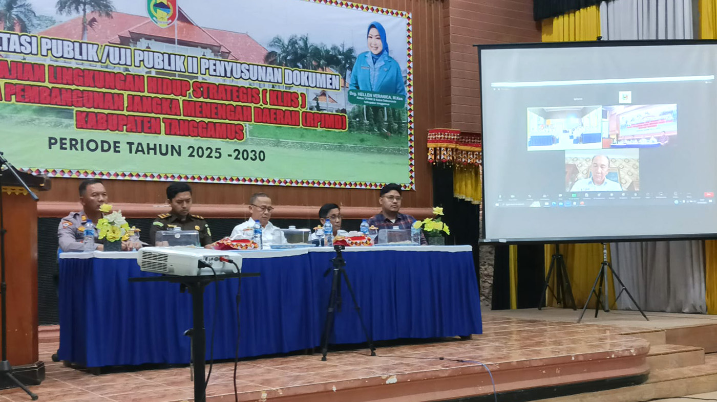 Pj. Bupati Tanggamus Lampung Buka Konsultasi Publik II Penyusunan Dokumen KLHS RPJMD Tahun 2025-2030