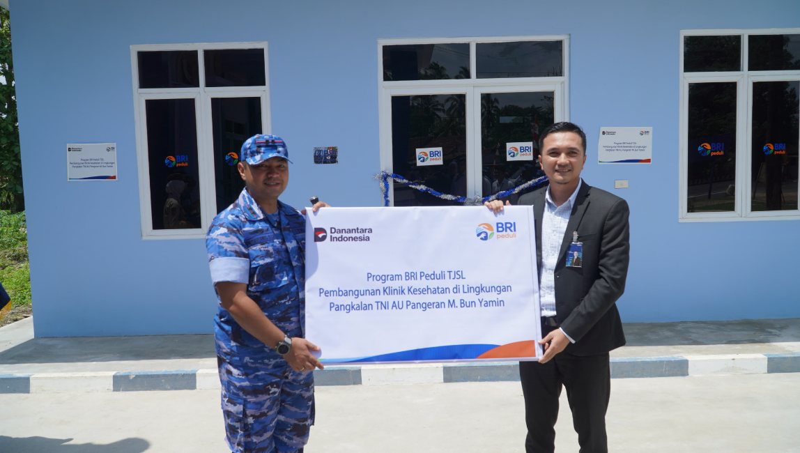 BRI Bangun GSG Klinik Kesehatan di Lanud Bunyamin
