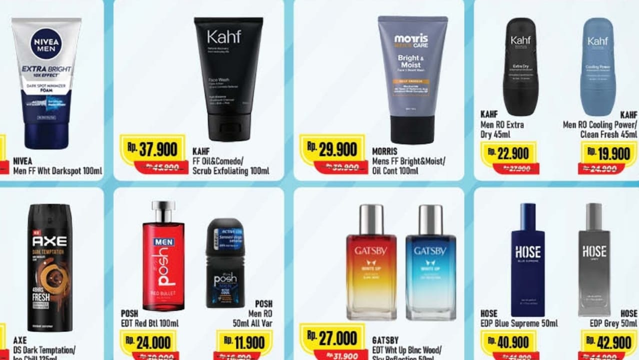 Promo Skincare Khusus Pria, Dapatkan Produk Berkualitas di Alfamart Dengan Harga Hemat