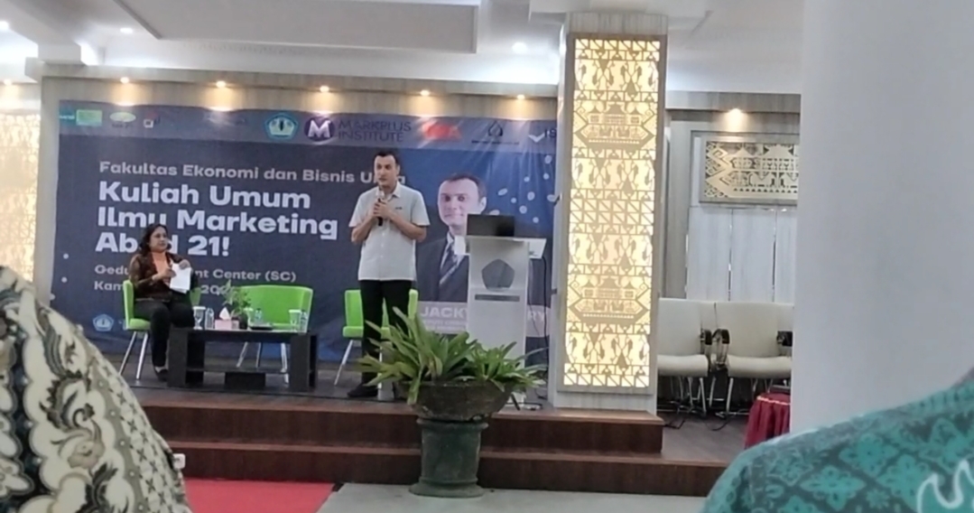 CEO Markplus Institute Beri Pemahaman Marketing kepada Mahasiswa dan Dosen FEB Unila, Ini Isinya