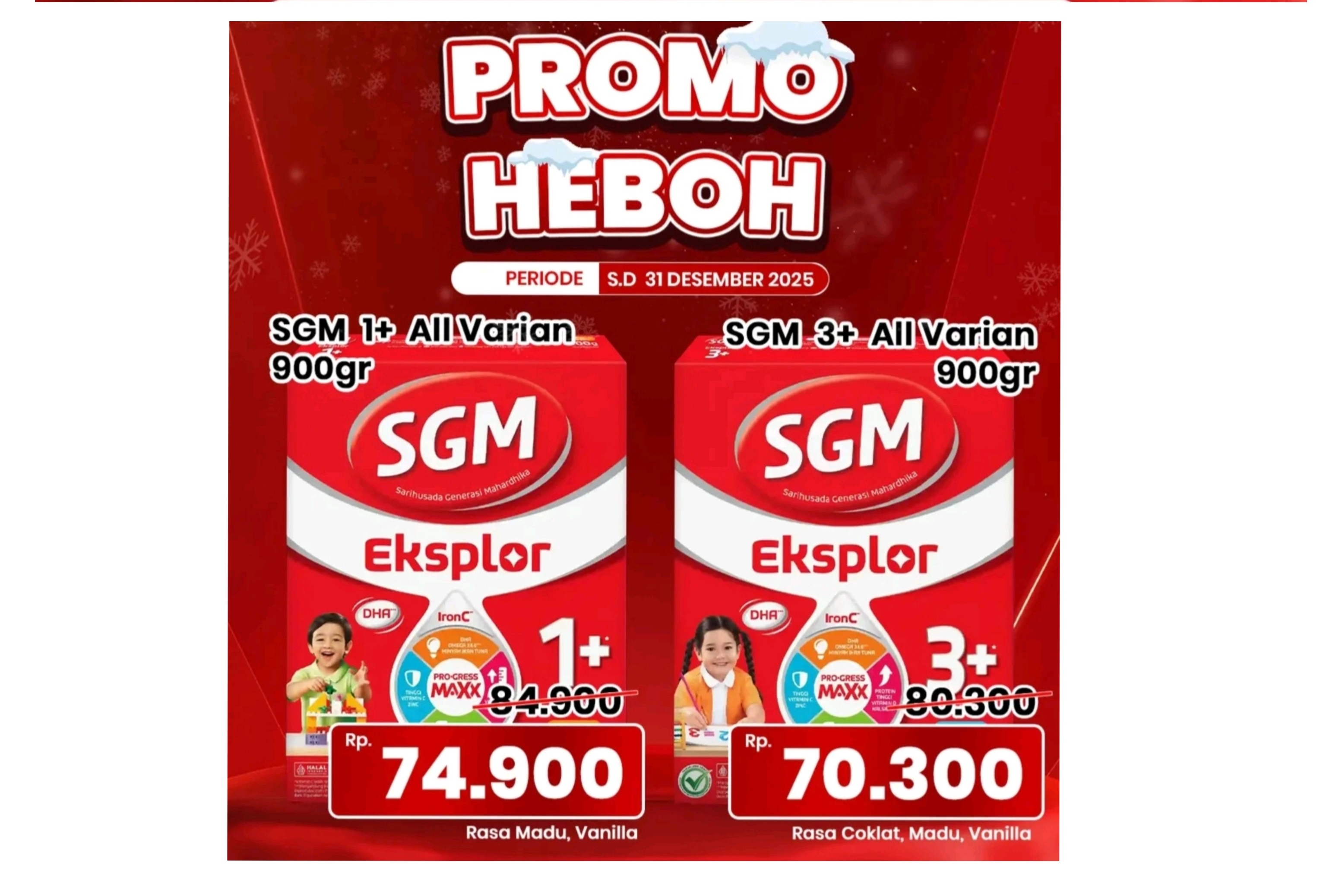 Heboh Akhir Tahun! SGM dan Chandra Mall Lampung Hadirkan Promo Super Hemat