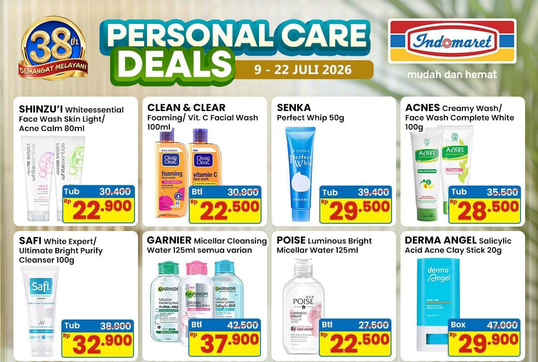 Promo Murah Indomaret Spesial Perawatan Diri, Percantik Tampilan Lewat Diskon Personal Care, Ini Diskonnya