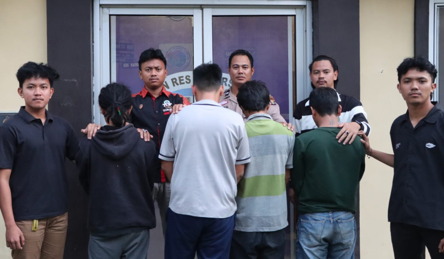 Empat Tersangka Penyalahgunaan Narkoba di Tanggamus Lampung Ditangkap, Ini Barang Buktinya 