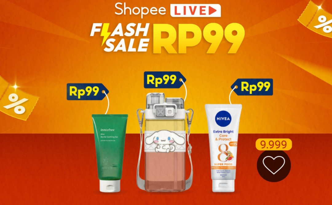 Belanja Sepuasnya Lewat Promo Shopee 9.9, Ada Flash Sale Serba 99 Rupiah, Klik Linknya Sekarang