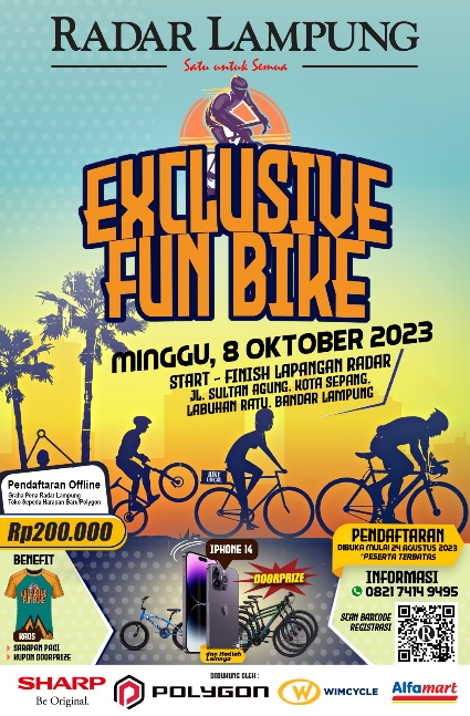 Ayo, Ikutan Fun Bike Radar Lampung, Berhadiah iPhone, Lho!