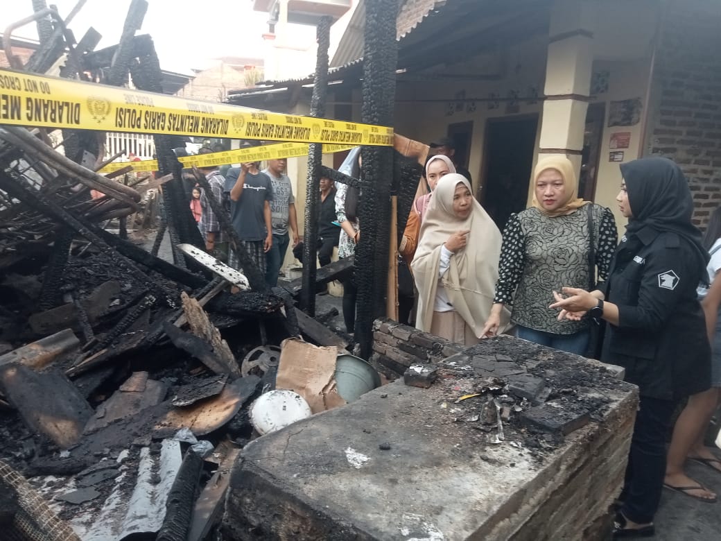 Kebakaran di Bandar Lampung: Gerindra Kota Salurkan Bantuan