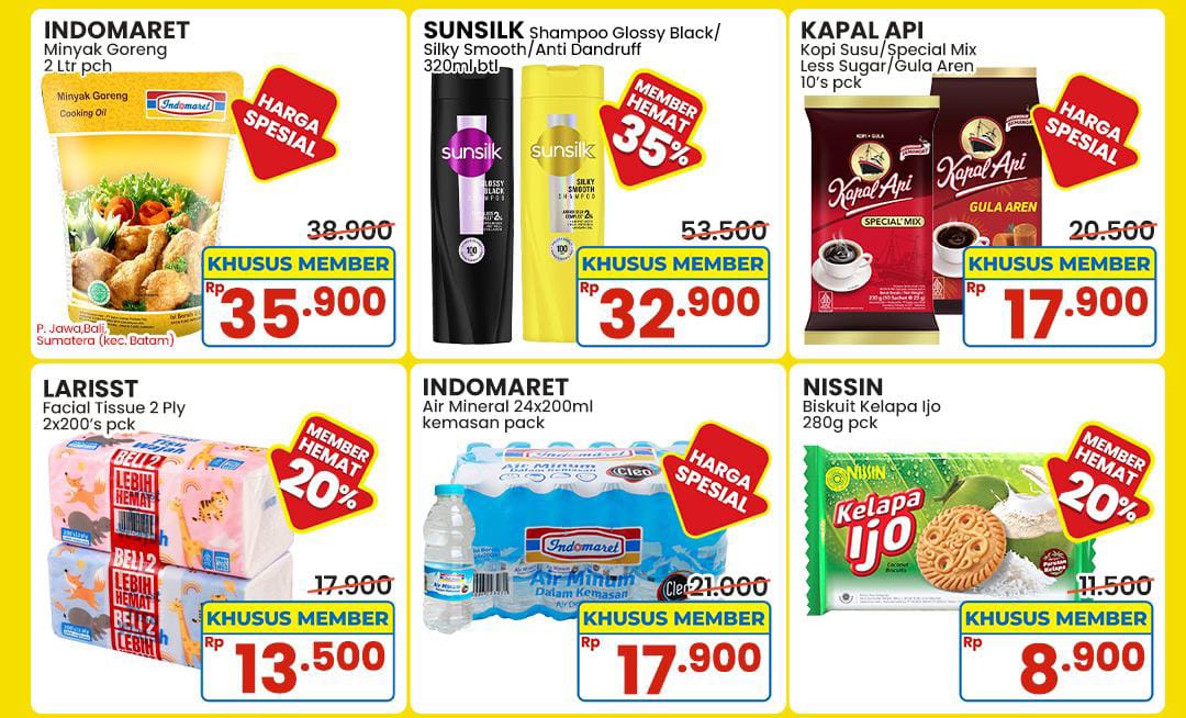 Diskon Hemat Dari Promo Spesial Indomaret Sabtu 25 Oktober 2025, Intip Harga Member