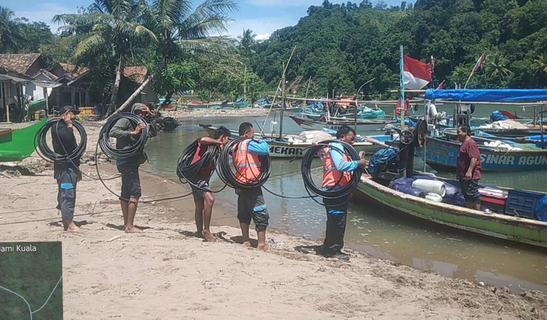 Kerusakan Mesin PLTD Diperbaiki, Pulau Tabuan Terang Sambut Tahun Baru