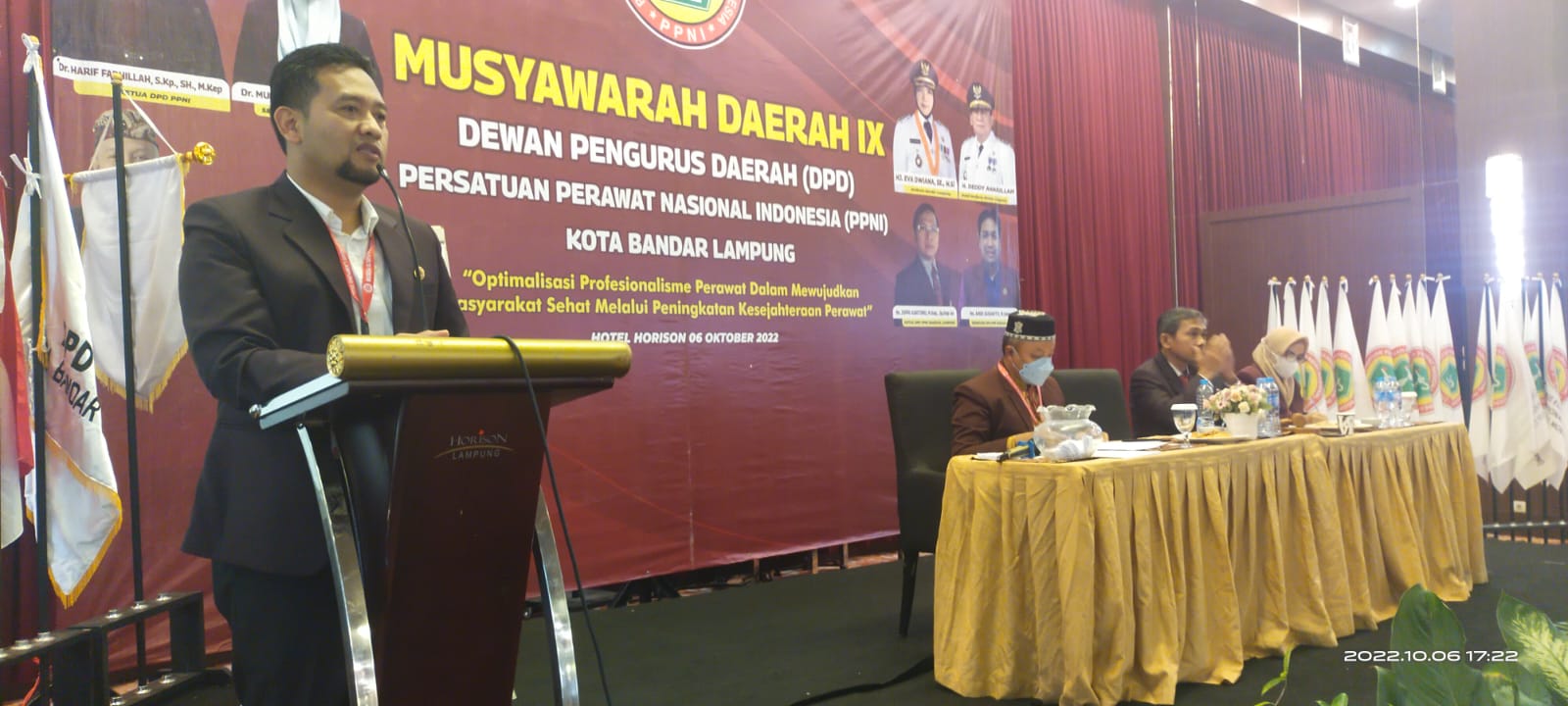 Terpilih Secara Aklamasi, Ns. Eko Harsono, S. Kep Jadi Ketua DPD PPNI Kota Bandar Lampung 2022-2027