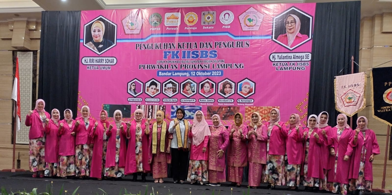 Ketua Umum FKIISBS Lantik Kepengurusan FKIISBS Perwakilan Lampung periode 2023-2026 