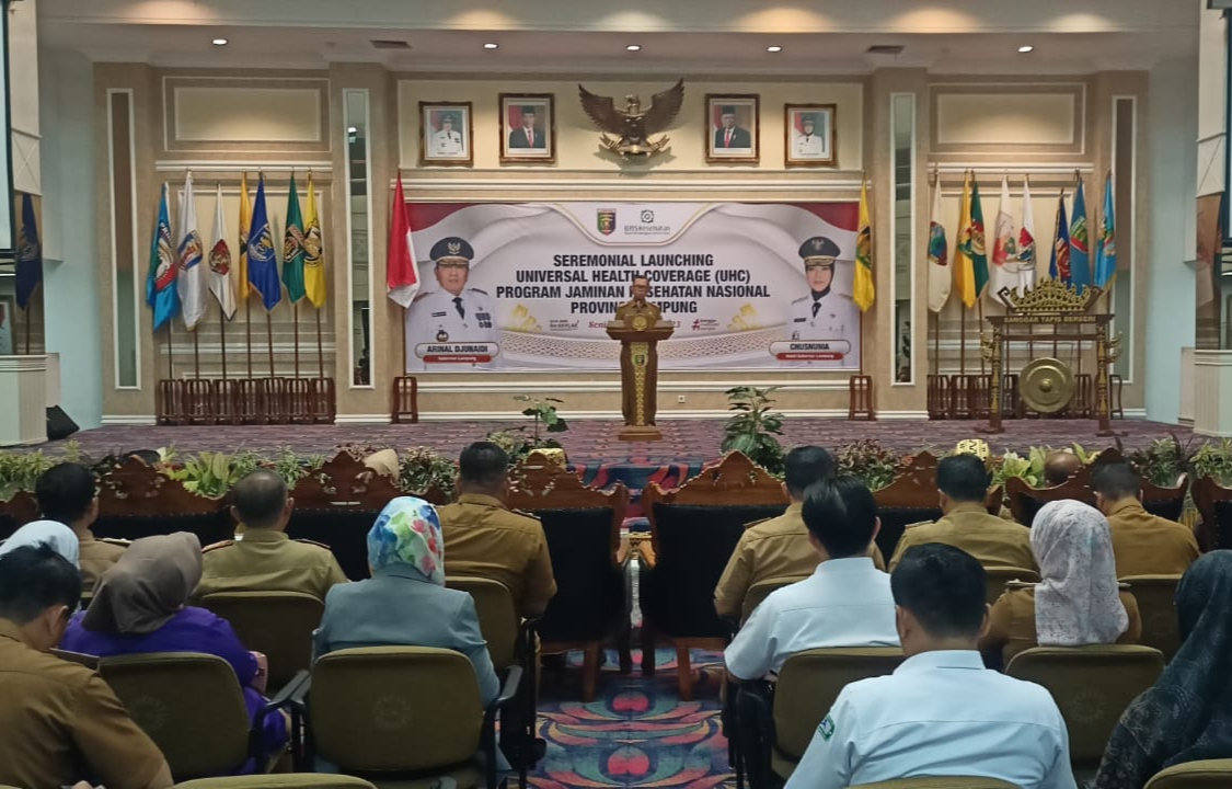 Lampung Launching UHC Program JKN, Ternyata Masih Ada Kabupaten Belum UHC
