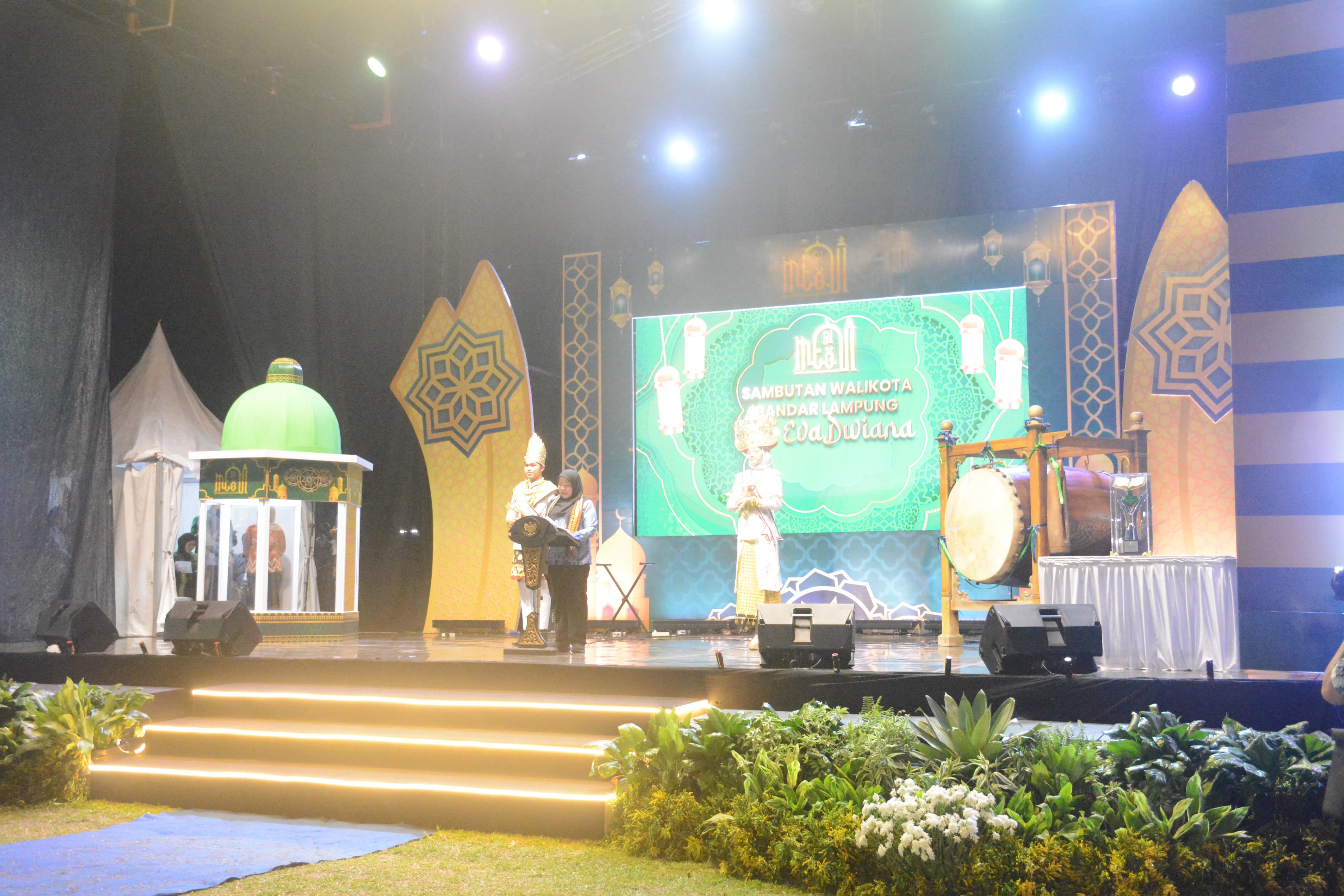 MTQ ke-54 Bandar Lampung, Eva Dwiana Ajak Warga Wujudkan Generasi Qur’ani Berintegritas