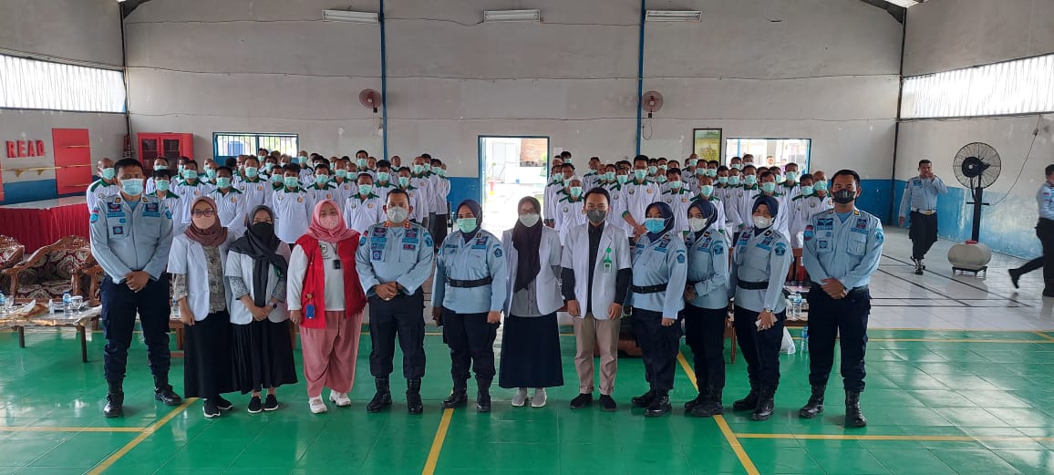 Lapas Narkotika Kelas IIA Bandar Lampung Berikan Penyuluhan Kesehatan ke Warga Binaan