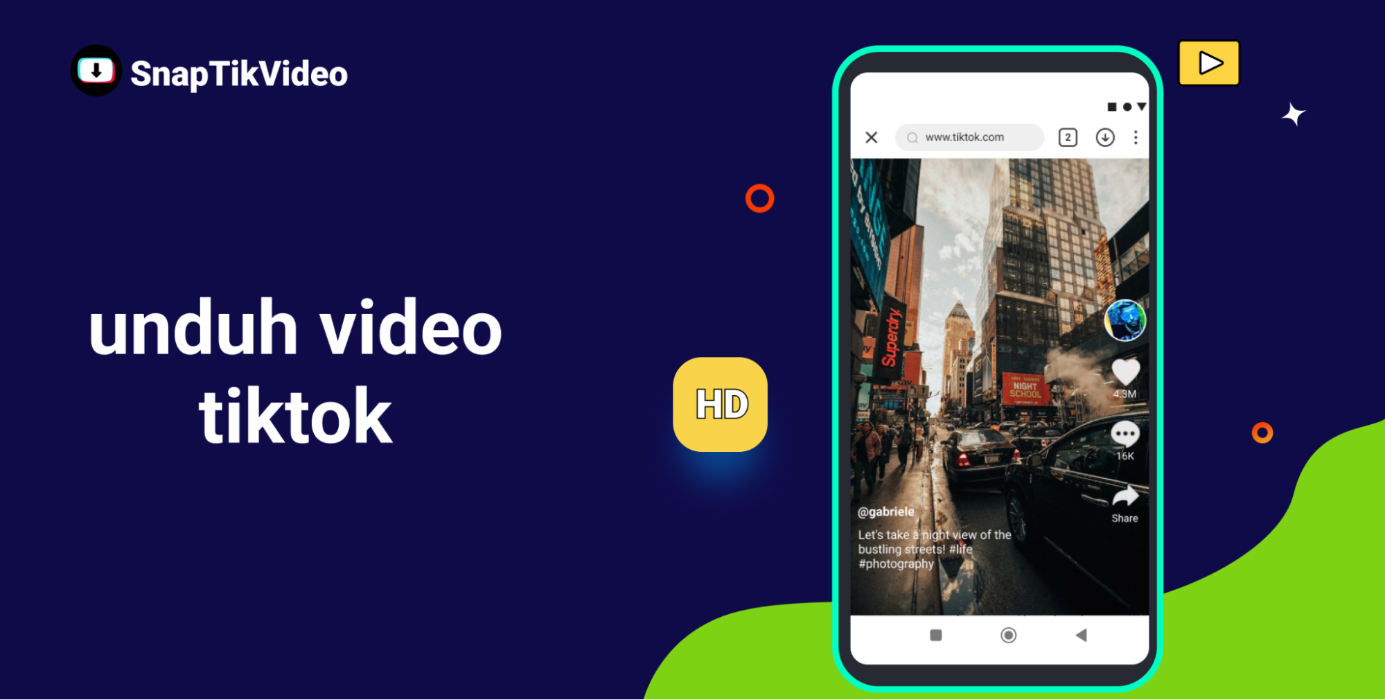 Unduh Video HD Tiktok Langsung Melalui Browser Web Anda