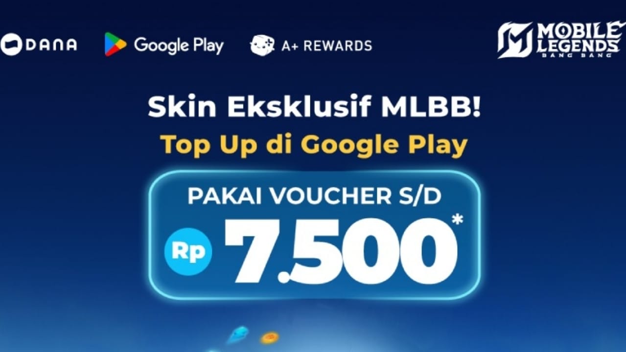 Voucher Diskon Saldo DANA Rp7.500, Ganti Skin Eksklusif Mobile Legend Dijamin Hemat!