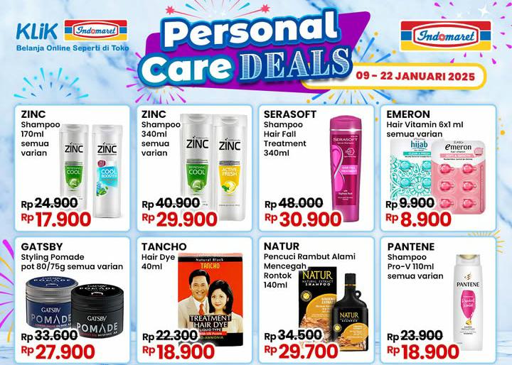 Promo Indomaret Jumat 10 Januari 2025, Dapatkan Diskon Produk Spesial Personal Care