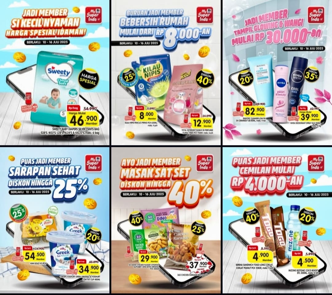 Hari Terakhir, Promo Member Superindo, Produk Home Care Diskon Up To 40 Persen 