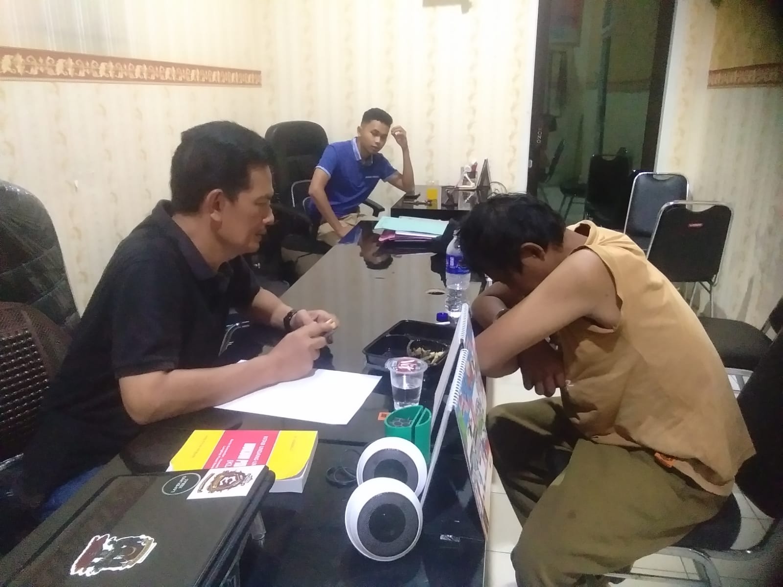 Usai Kampak Korban, Tersangka Diringkus TEKAB 308 Polres Lampura