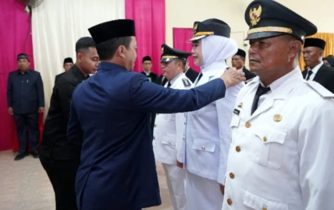 Birokrasi Turun Ke Desa, Bupati Pringsewu Lantik 19 Pejabat di Balai Pekon Lugusari