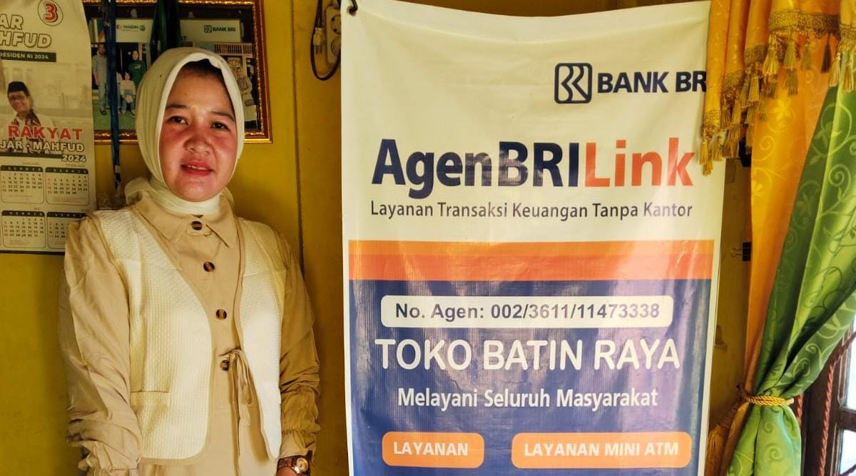 Permudah Tarik Tunai di Desa, Brilink Batin Raya juga Layani Penarikan Bantuan PKH 