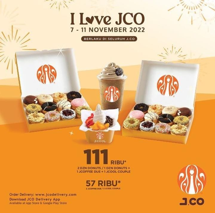 Promo I Love JCO Bulan November 2022, Yuk Catat Tanggalnya