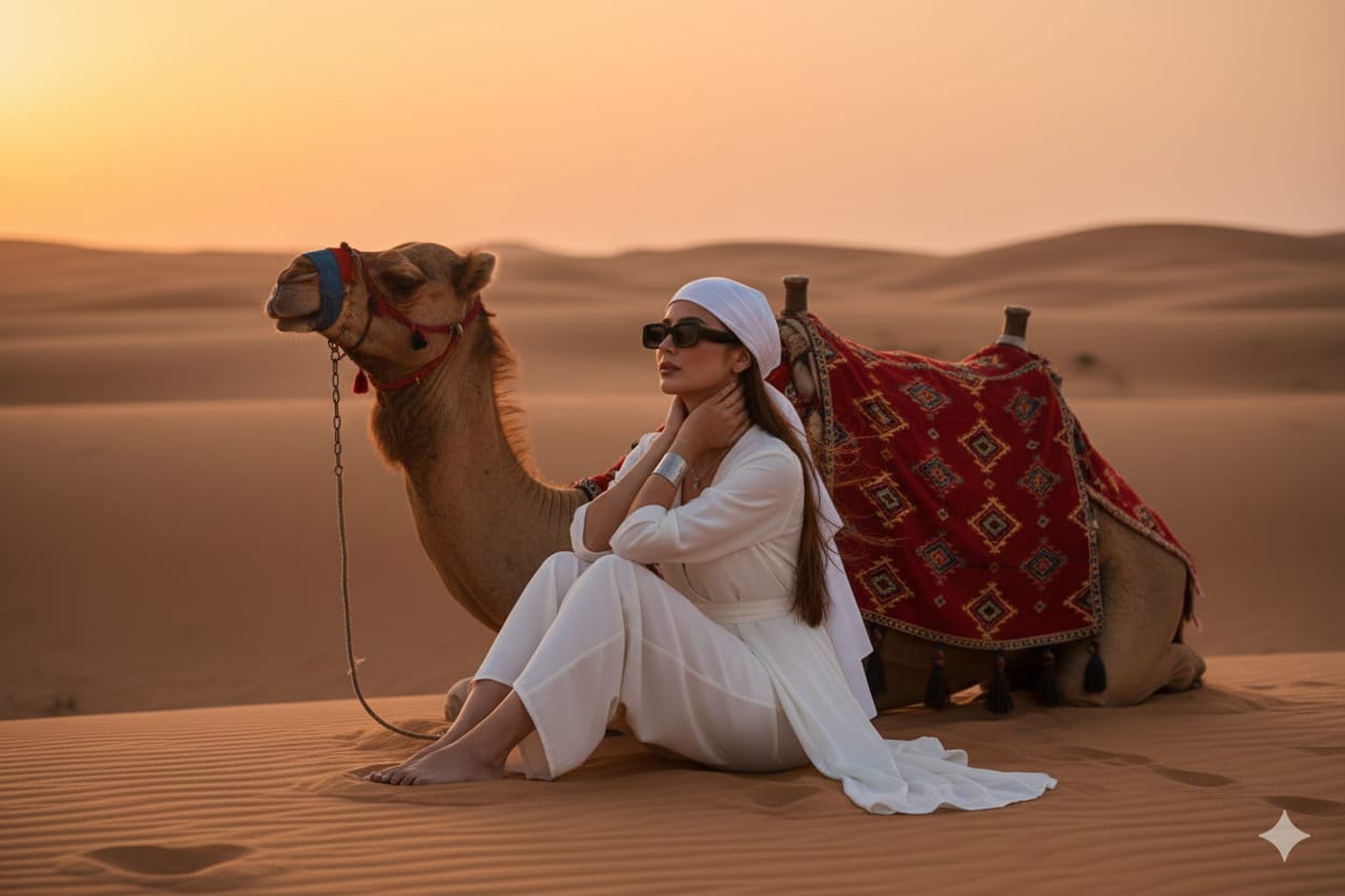 Pakai Prompt Gemini AI Ini, Ubah Foto Biasa Jadi Foto Estetik Berlatar Gurun Pasir!