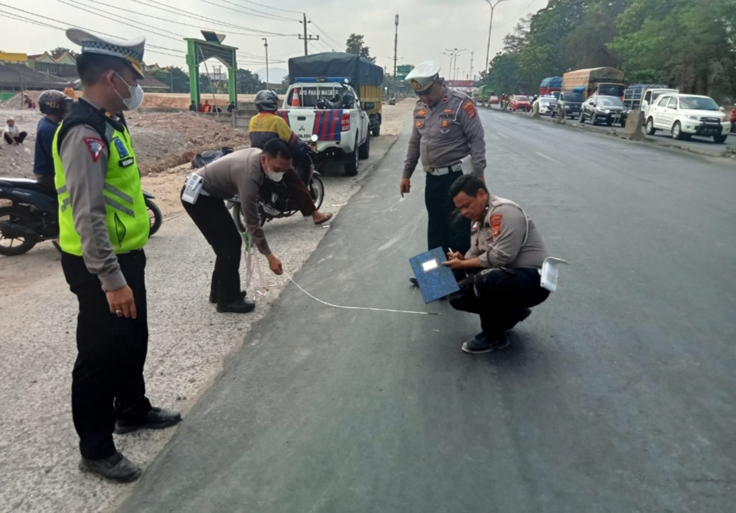 Lakalantas Jupiter versus Truk di Bandar Lampung, Satu Pengendara Sepeda Motor Meninggal Dunia Ditempat