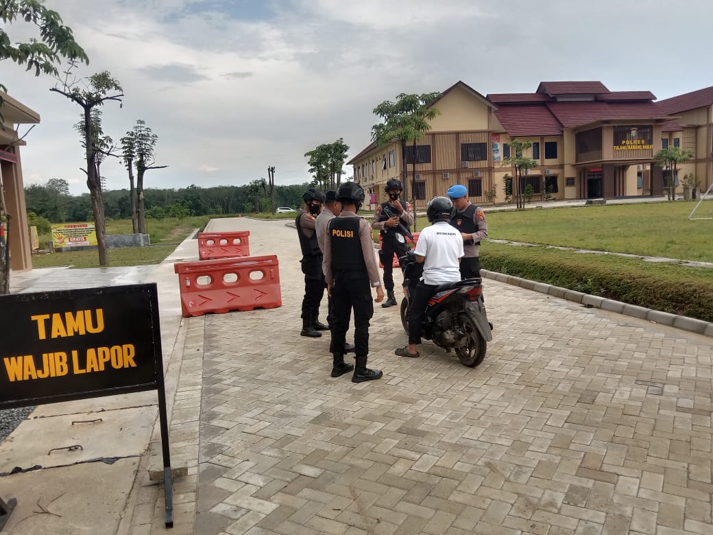 Polres Tubaba Laksanakan Pengetat Pengunjung Pasca Bom di Bandung